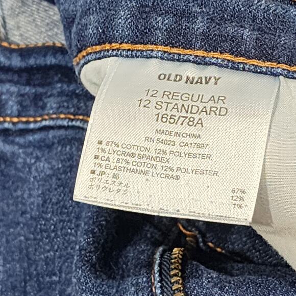 Old Navy Boyfriend Jeans Size 12 Regular Mid Rise - Picture 4 of 9